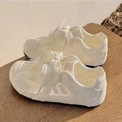 Ingvn  Stylish Women's White Sneakers Summer New Breathable Mesh Shoes Thin Soft Sole Comfortable Versatile Casual Light Shoes