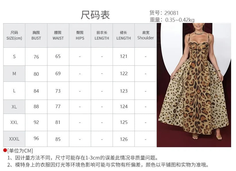 Ingvn  Spring Women's Clothing Slimming Backless Leopard Print High Waist Long Dress For Woman Polyester Bodycon Elegant Casual Wear