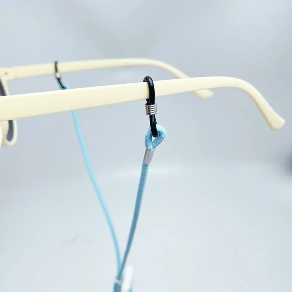 Ingvn  Kawaii Cartoon Children's Glasses Rope Chain Non-Slip Anti-Lost Glasses Lanyard Elastic Hanging Neck Neck Glasses Chain