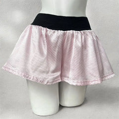 Ingvn  Japanese Kawaii Shorts Sets Casual Cardigan Sweet Print Strap Tops Harajuku Y2k Shorts Female Elegant Lolita Outifits Set