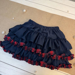 Ingvn  Sweet Kawaii Lolita Princess Mini Skirt Vintage Lace Ruffles Design Harajuku Y2k Party Casual Women Mini Skirts