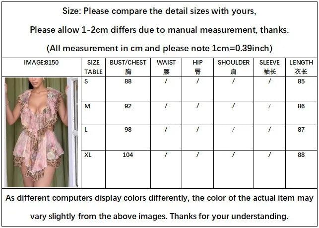 Ingvn  Summer Women's Clothing Sleeveless V Neck Floral Print Short Dress For Woman Sexy Ruffle Hem Polyester Bodycon Mini Skater