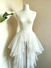 Ingvn  Women Kawaii Vintage Irregular Skirt Y2K Lolita Lace Ruffles Bow Skirt Sweet Cute Harajuku Subculture Party Fashion Skirt