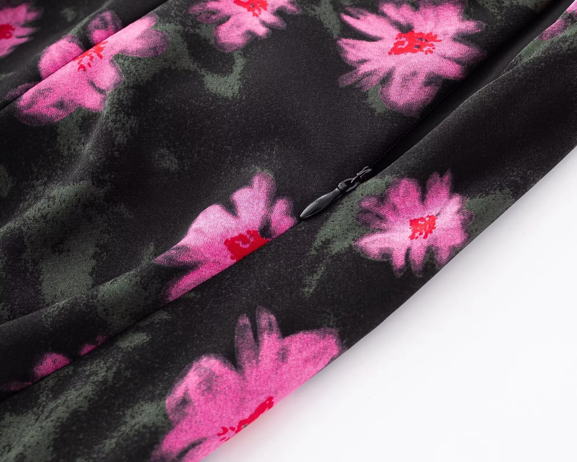 Ingvn  Sexy Black With Pink Floral Print Tie Bow Halter Sling Dress Summer Woman Backless Slim Waist Midi Long Dresses Robe Holiday