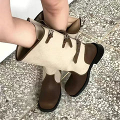 Ingvn  Autumn Winter New  High Boots for Girls Fashion and Comfortable Style Casual Versatile TrendyShoes