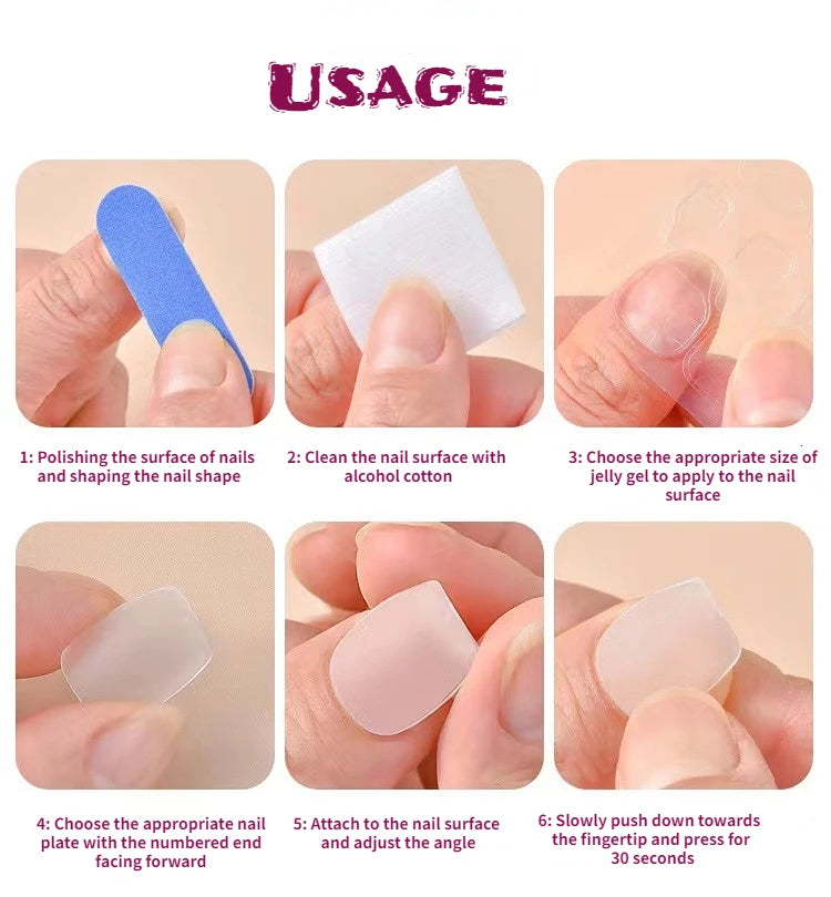 10Pcs Handmade Manicure Short Coffin Fake Nails Flower Limite Nails Press On Nails Design with Adhesive Nail File Set