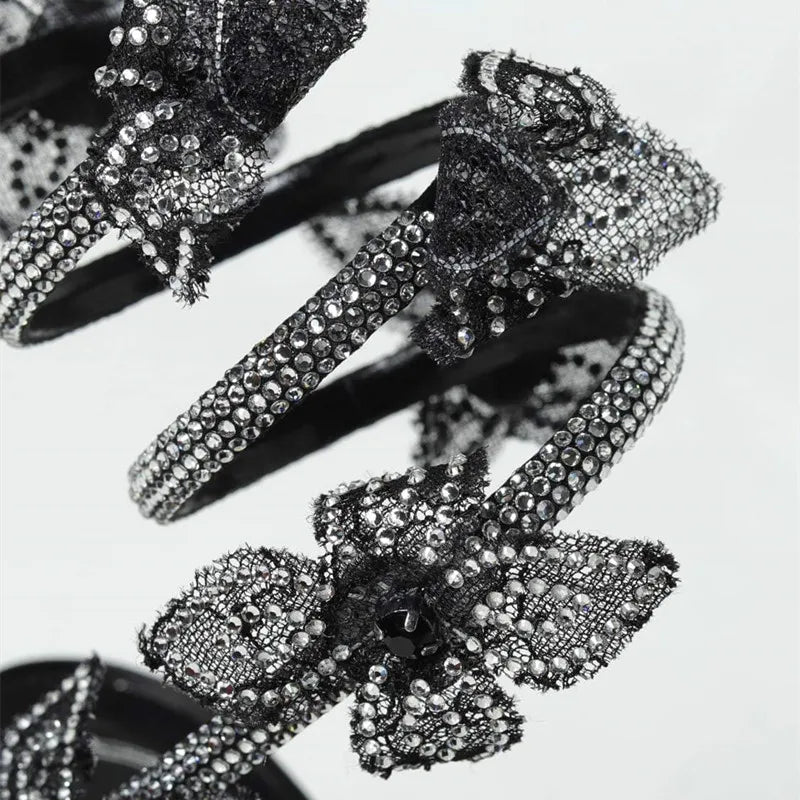 Ingvn  Fashion Mesh Lace Fowers Women Pumps Sandals Sexy Snake Coild Rhinestones Stiletto High heels Summer Autumn Wedding Prom Shoes