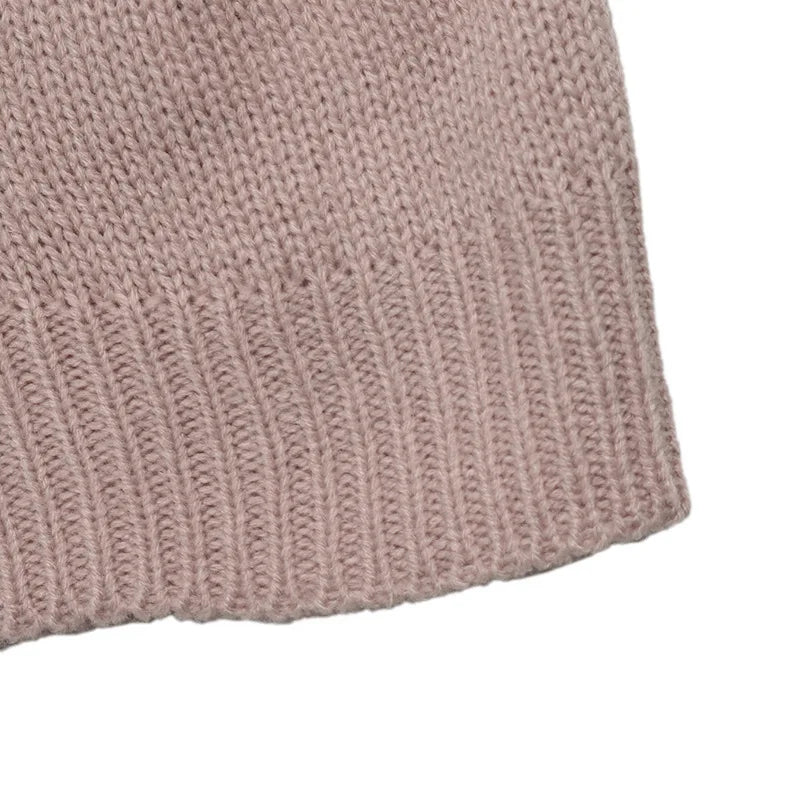 Ingvn - Fashion Lace O-neck Knitted Pullover Woman's New Casual  Loose Long Sleeved Sweater Ladies Autumn Winter Chic Office Sweaters