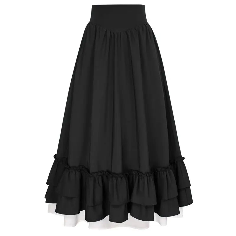 Ingvn  Japanese Sweet Lolita Skirt Women Kawaii Cake Ruffle High Waist Mini Skirt Female Ballet Y2K Party Casual Streetwear Skirts