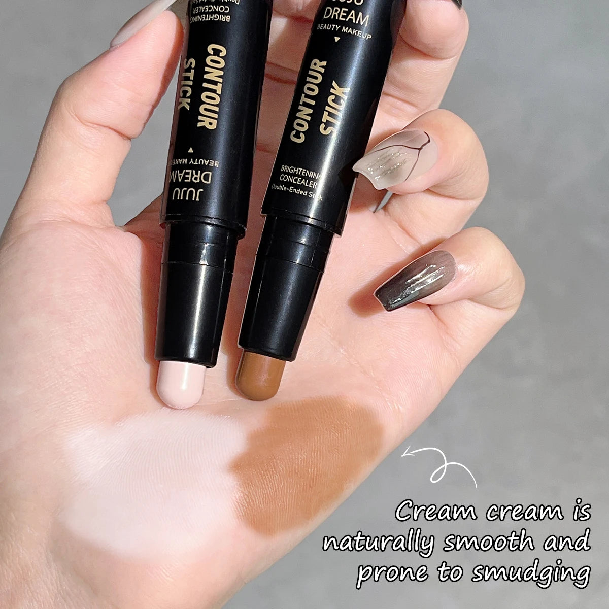Ingvn  Double-ended dual-purpose high-light trimming stick, three-dimensional contour, nose shadow, facial shape, brighten and trimming