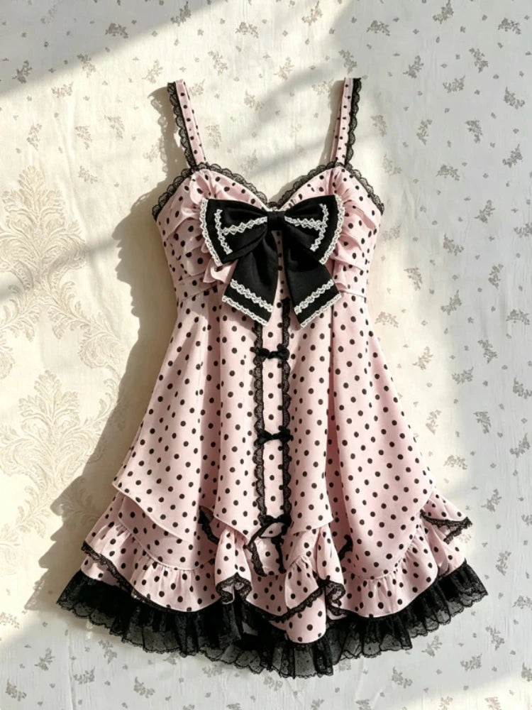 Ingvn  Y2K Streetwear Lolita Skirt Set Women Gothic Vintage Lace Tops Casual Fashion Mini Skirt Elegant Spicy Girl Casual Daily