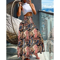 Ingvn  A large quantity of summer clothing and new half length vacation skirts in stock for the summer of 24  long skirts for women