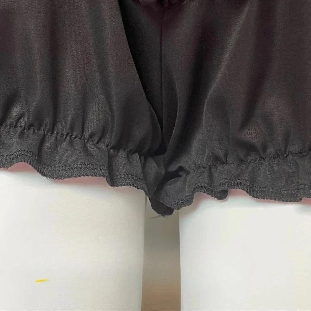 Ingvn  Summer Sweet Bow Lolita Puff Skirt Womens Kawaii Lace Ruffles High Waist A-Line Y2k Subculture Casual Mini Skirts