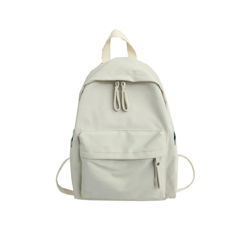 Ingvn  New Women's Fashion Women's Large Capacity University Backpack Cute Girls' Travel Backpack Cool Backpack Trendy Solid Color Back