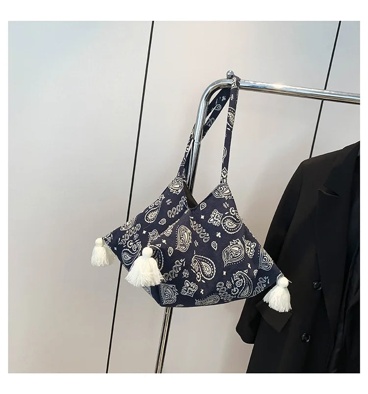 Ingvn  Women's Fashion New Bag Thai Zongzi Bag Fashion Shoulder Bag Fringe Bag Bagutte Bag Bags For Women Bolsos Para Mujeres Tendencia