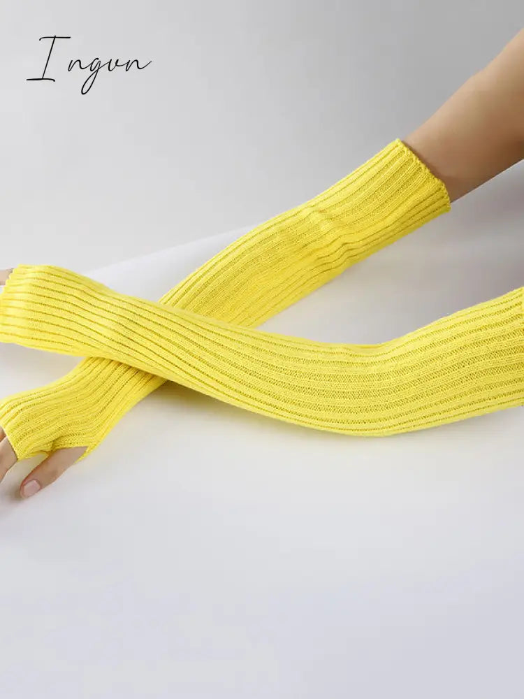 Ingvn - Original 9 Colors Striped Knitted Sleevelet