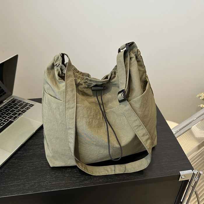 Ingvn  New Large Capacity Versatile Shoulder Bag for Women's Summer Popular Lightweight Shoulder Crossbody Bag Minimalist Tote Handbag