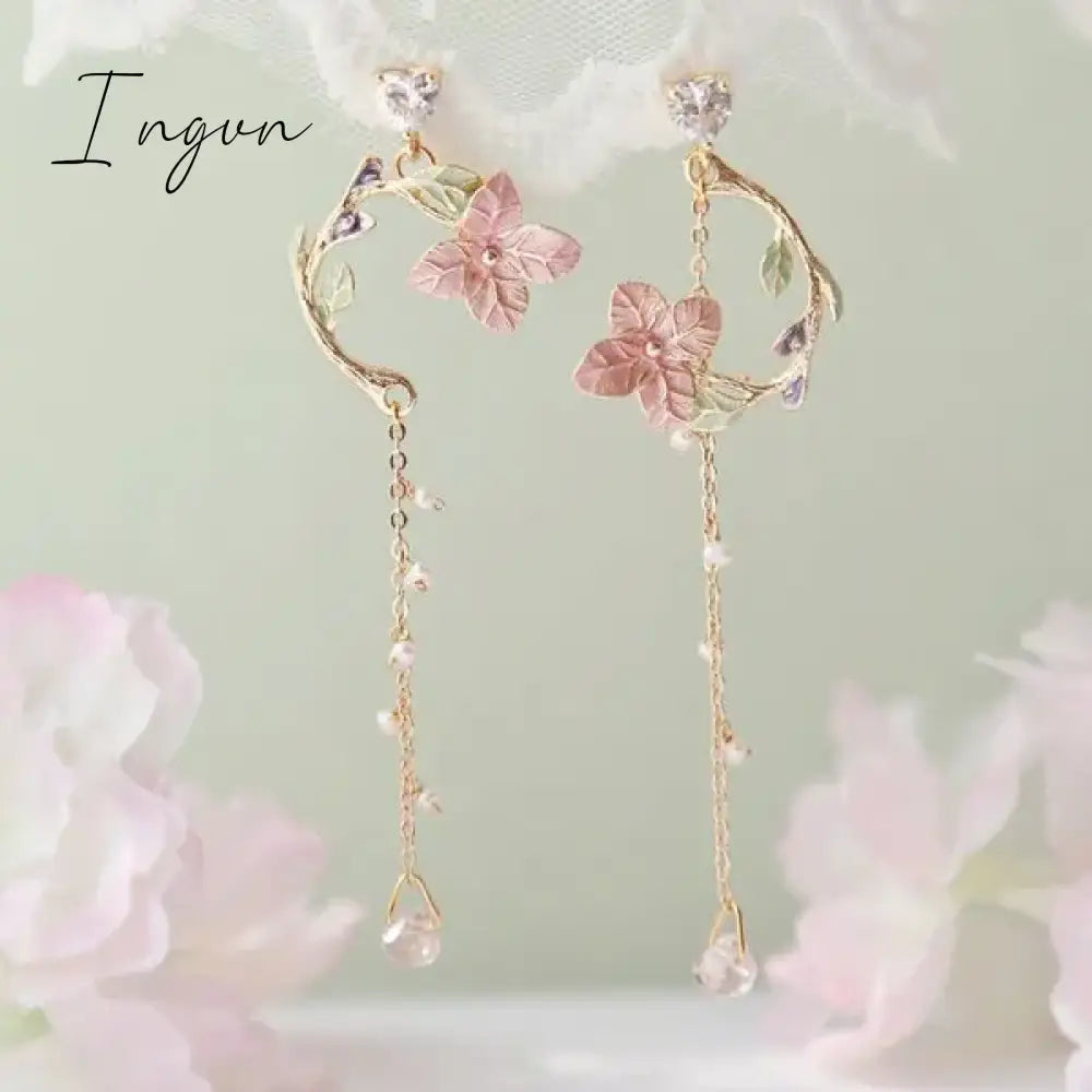Korean New Light Luxury Zircon Moon Star Asymmetric Stud Earrings For Women Crystal Cloud Pearl Earring Girl Jewelry Gifts