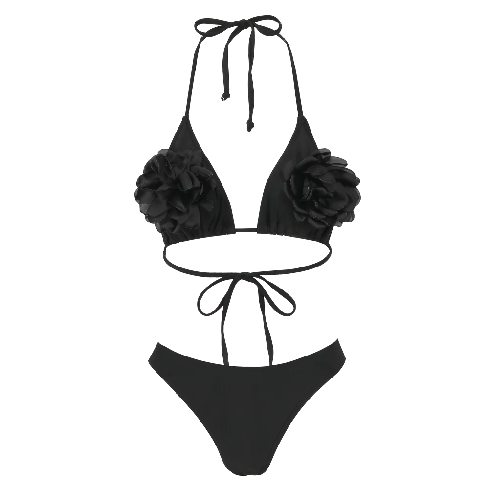 Floral Bikini Set Women Swimsuit High Waist Bikini Push Up Bikinis Sexy Bathing Suit Beachwear Print Biquini Female  Beach