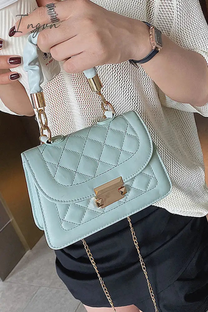 Ingvn - Fashion Casual Solid Patchwork Metal Accessories Decoration Chains Bags