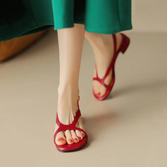 Summer Gladiator Women Sandals Fashion Shallow Open Toe Beach Shoes Ladies Outdoor Party Dress Low Heel Sandalias
