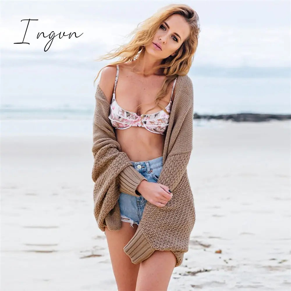 Ingvn - Oversize Batwing Sleeve Sweaters