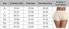 High Waist Trainer Body Shaper Panties Hip Butt Padded Panty Butt Lifter Hip Enhancer Thick Waistband Lace Shapers Women