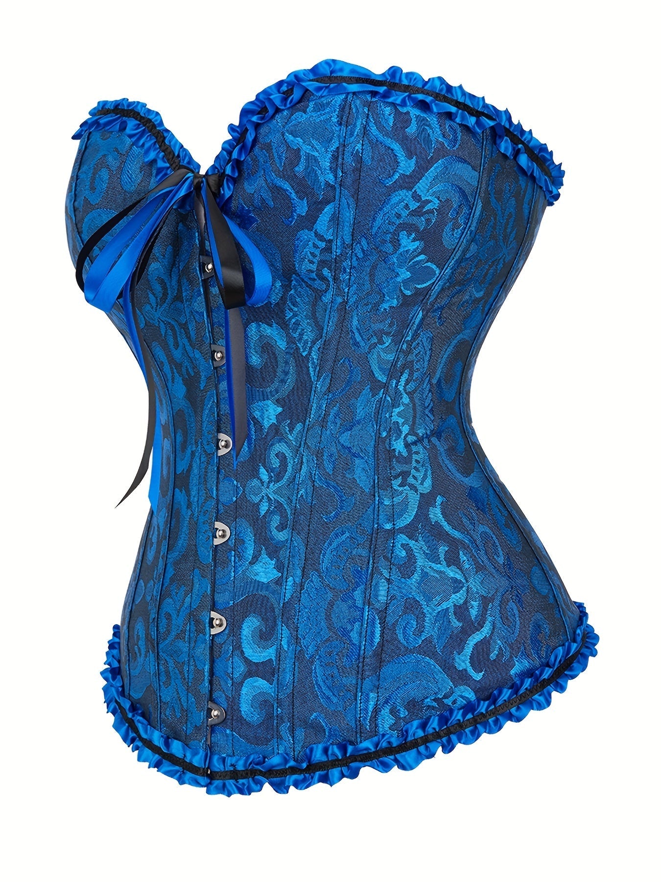 Corset Tops for Women, Bustier Shapewear Lingerie, Lace Waist Push Up Bodysuit