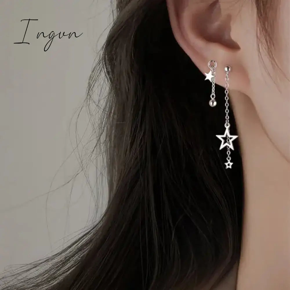Exquisite Drop Ear Line Long Hanging Earrings For Women Zircon Crystal Bee Butterfly Flower Piercing Earing Accessories Jewelry