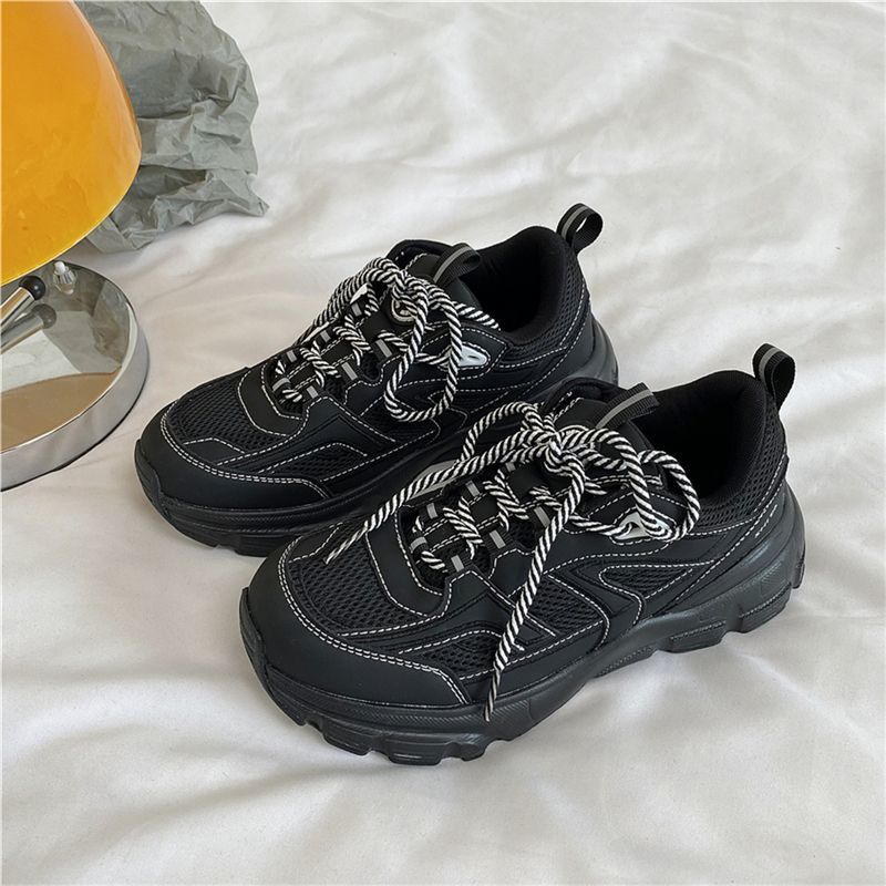 Pphmm Women Sneakers Flat Platform Shoes Lightweight Men Women Running Shoes Casual Shoes Breathable Thick Bottom Ladies Shoes