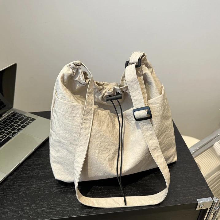 Ingvn  New Large Capacity Versatile Shoulder Bag for Women's Summer Popular Lightweight Shoulder Crossbody Bag Minimalist Tote Handbag