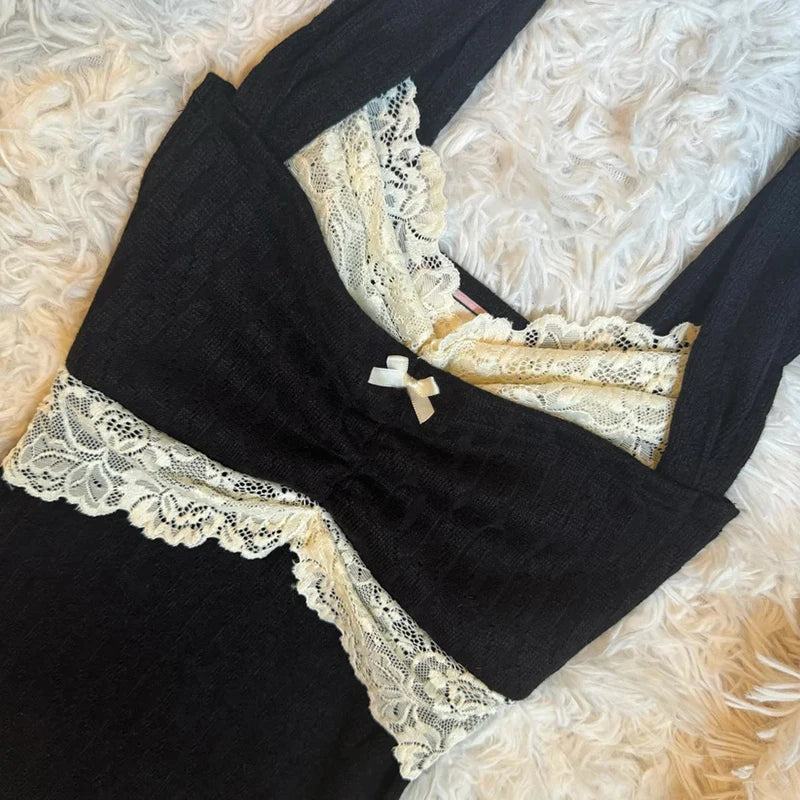 90s Vintage Cutest Lace Trim Camis Women Aesthetic Grunge Slim Fit Milkmaid Vest 00s Retro Y2k Cottage Crop Top Coquette Clothes