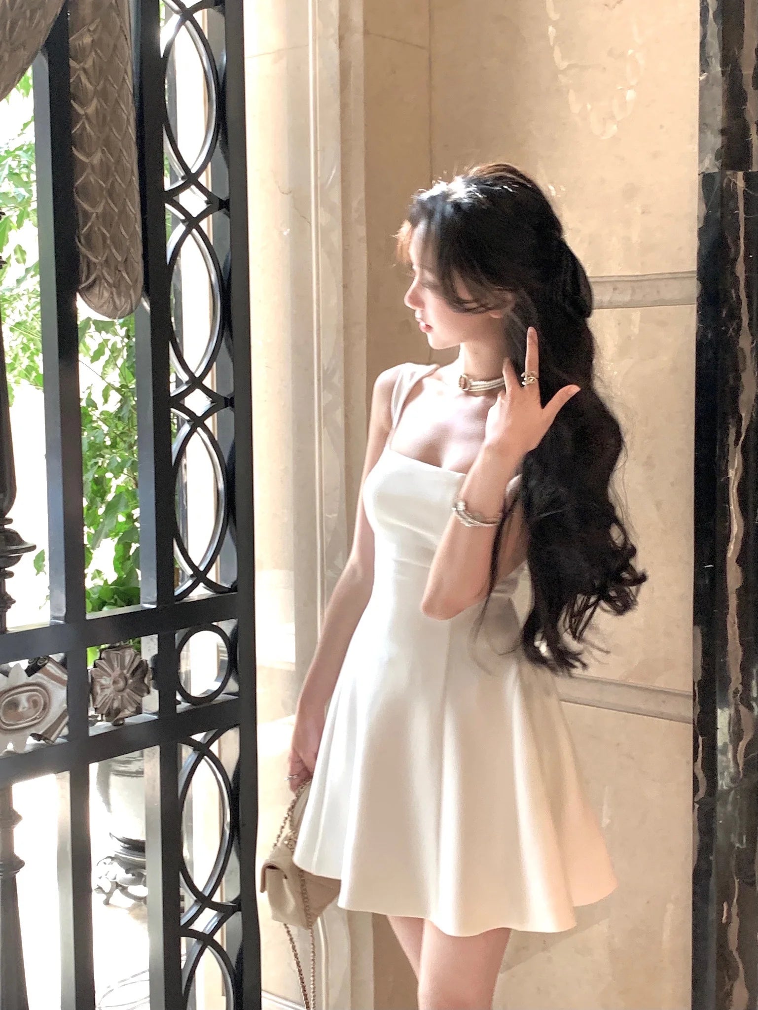 Even Party Red Dress Women Casual Elegant Clothing One Piece Dress Korea Fashioon Summer Sleeveless Strap Mini Dress Female