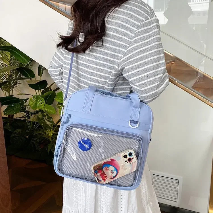 Ingvn  New Casual Tote Women's Crossbody Shoulder Bag with High Aesthetic Value Student Class Tote Bag Girl Commuting Handbag