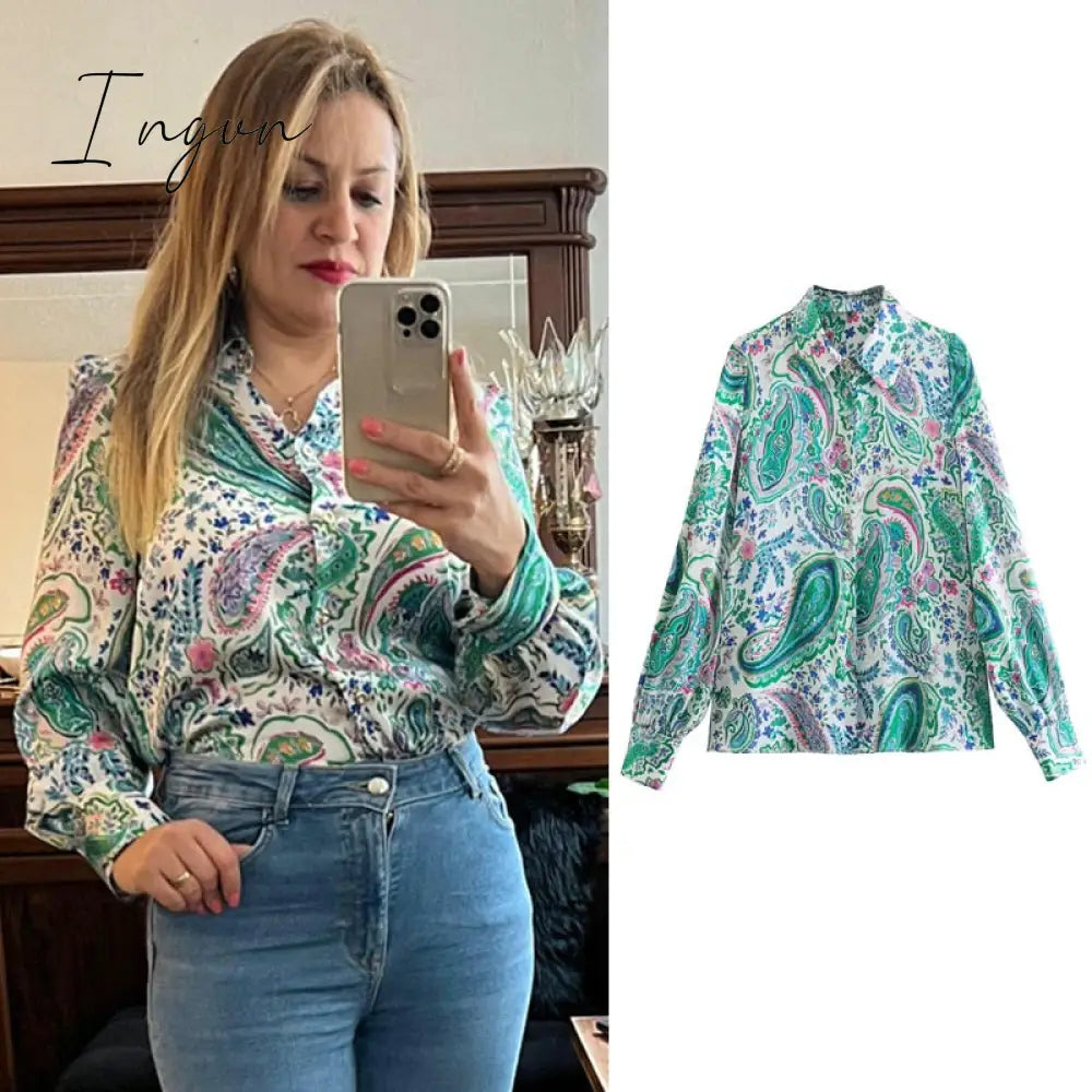 Ingvn - women satin blouse long sleeve zebra print shirts vintage office ladies tops femme chandails fashion blusa de mujer Chandails