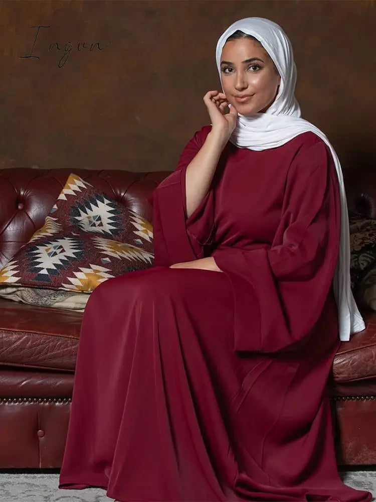 Ingvn - Outfits 2023 Fashion Trends Abaya Dubai Turkey Muslim Fashion Hijab Dress Kaftan Islam Clothing African Maxi Dresses For Women Vestido Robe Musulman De Mode