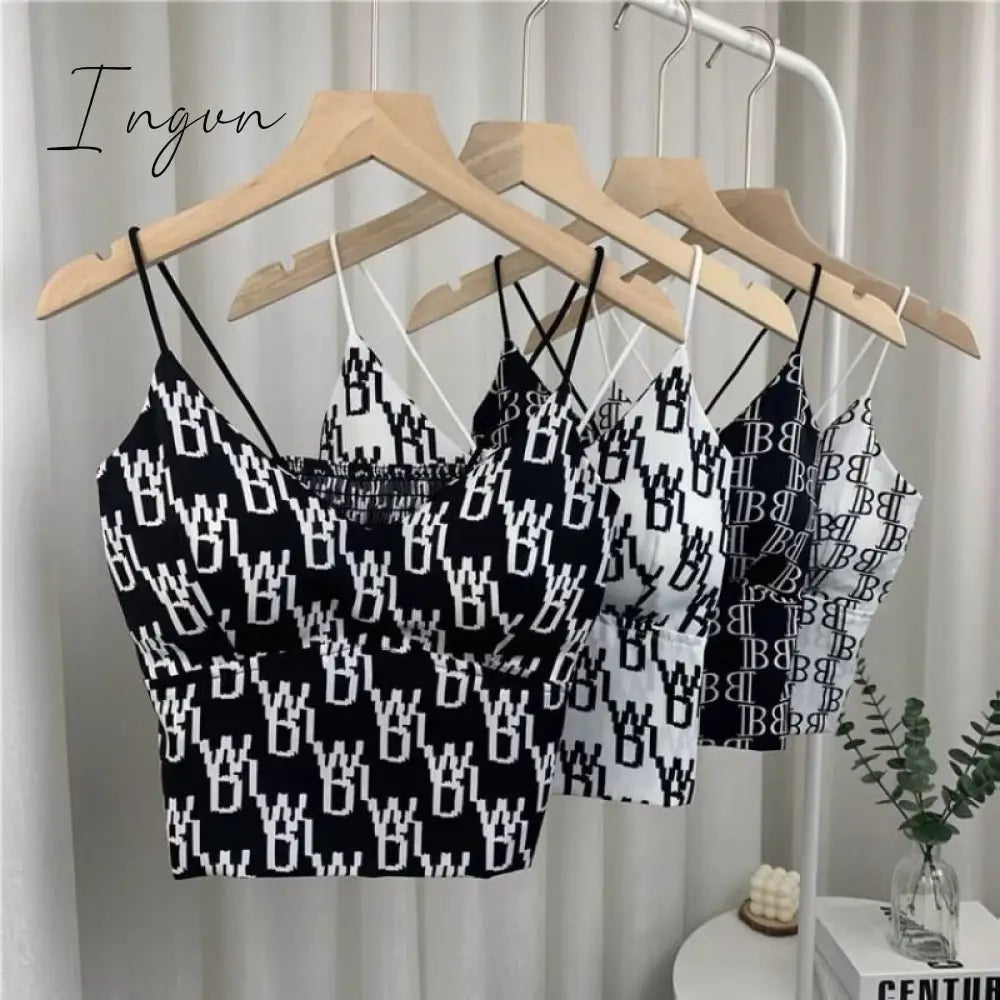 Ingvn - Y2k Tops Women Corset Top Korean Fashion Leopard Crop Top Camis Streetwear Sexy Tank Top Coquette 2023  Summer New