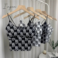 Ingvn - Y2k Tops Women Corset Top Korean Fashion Leopard Crop Top Camis Streetwear Sexy Tank Top Coquette 2023  Summer New