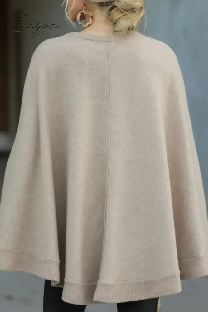 Ingvn - Casual Solid Pullovers O Neck Sweaters(5 Colors)