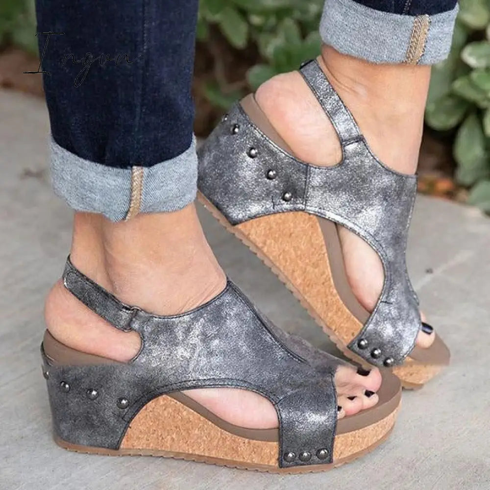 Ingvn - Women Fashion Comfy Wedges