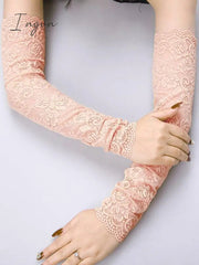 Ingvn - Original 7 Colors Lace Hollow Embroidered Sleevelet Accessories