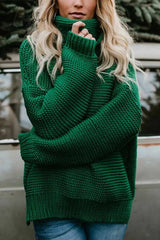 Ingvn - New Loose Style Turtleneck Sweater(3 Colors)