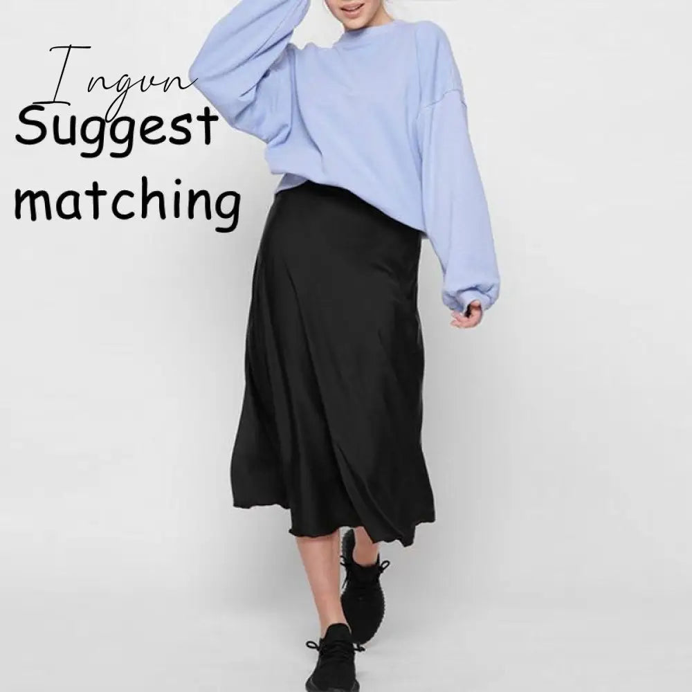 Ingvn - Thick Cotton Oversized Women Sweatshirt Hoodies Casual Loose Long Sleeve Harajuku Streetwear Crop Pullover Plus Size Ropa Mujer