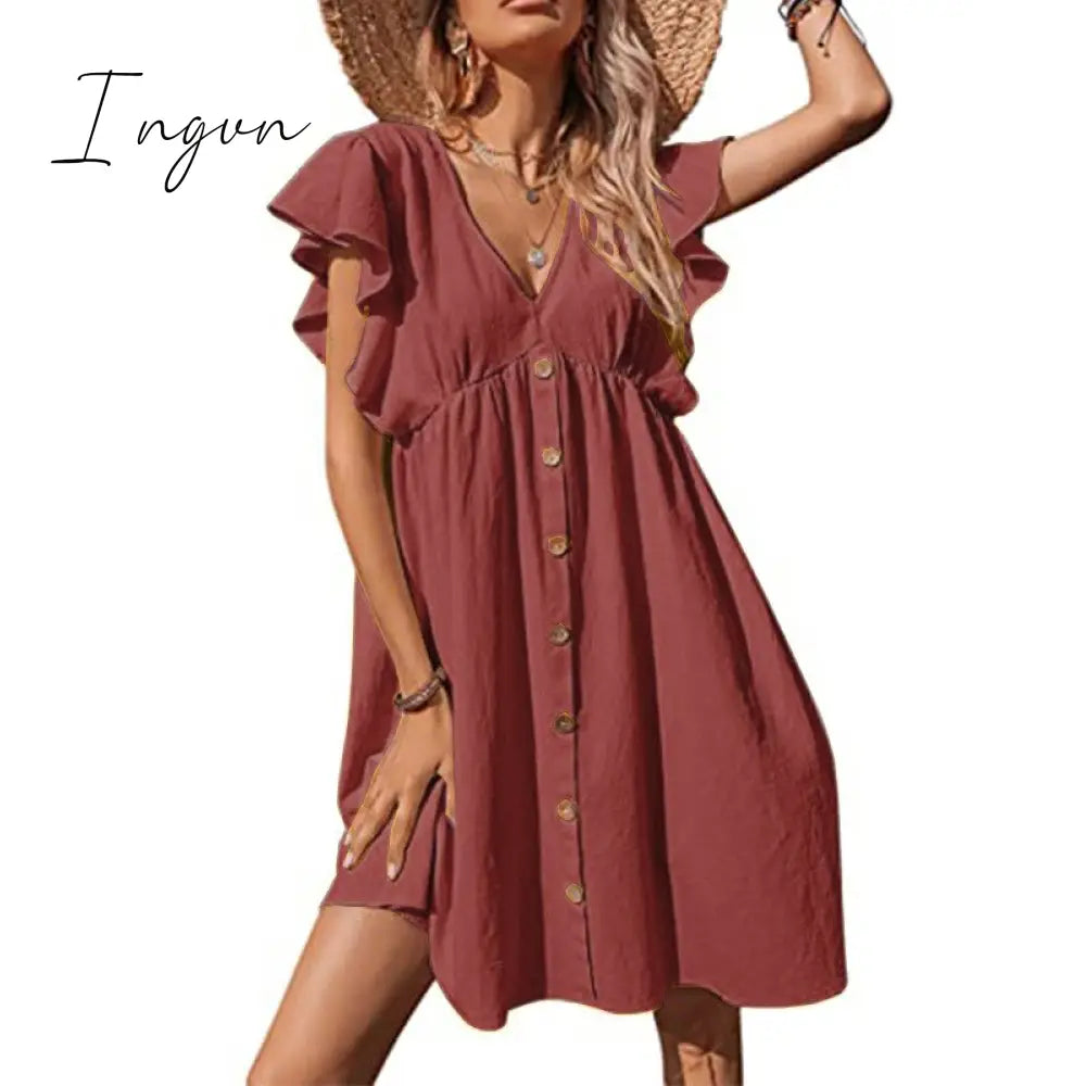 Ingvn - new v neck dress