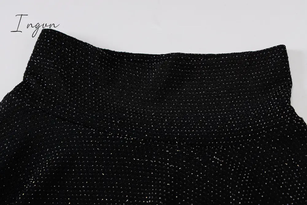 Ingvn - Women Autumn Winter Long Sleeve Backless Bodycon Soild Color Black Jumpsuit Romper Playsuit Fall Clothes Streetwear