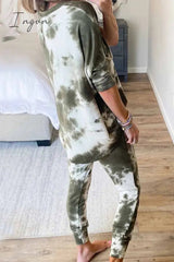 Ingvn - Dark Tie Dye Comfortable Casual Set