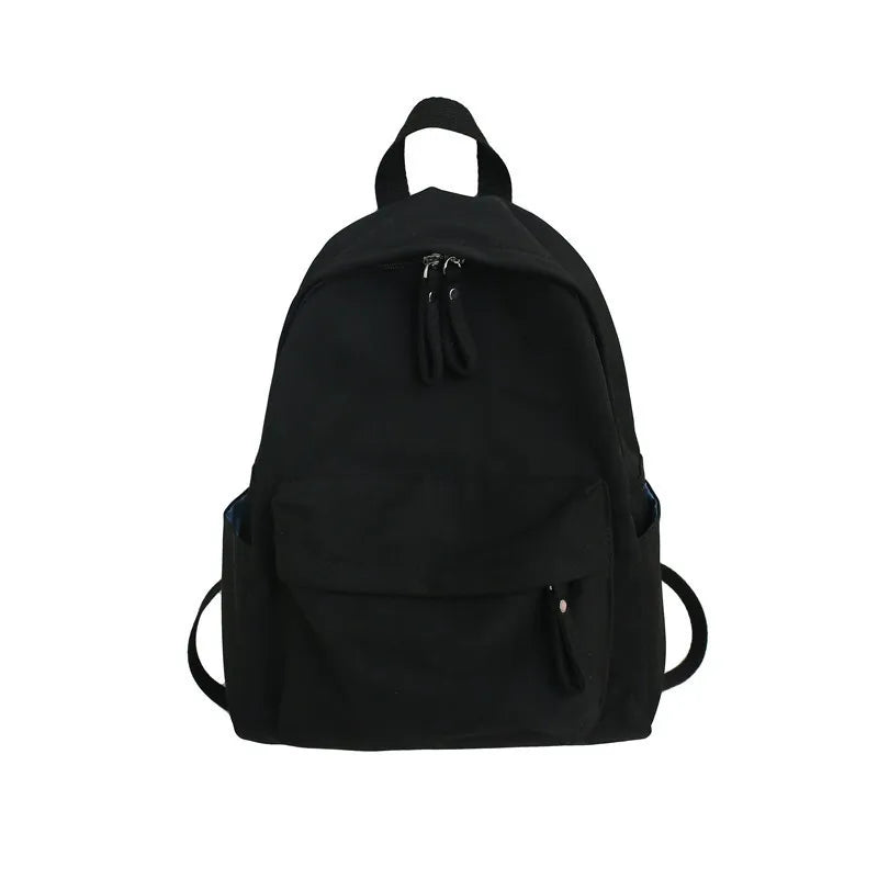 Ingvn  New Women's Fashion Women's Large Capacity University Backpack Cute Girls' Travel Backpack Cool Backpack Trendy Solid Color Back