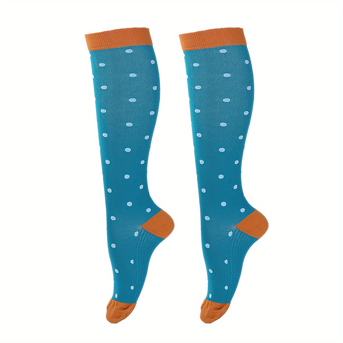Compression Socks for Women - 20-30 mmHg Graduated Compression, Wide Calf Support for Pregnancy, Running, Nursing, and Athletic Activities