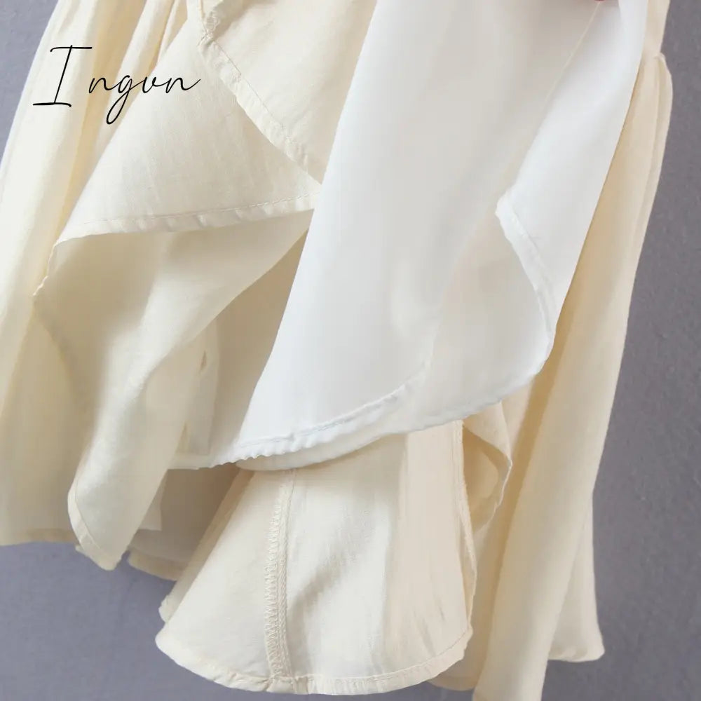 Ingvn - Summer mini dresses for women sexy outfits for woman elegant dress vintage cothes sundress casual ruched dress backless