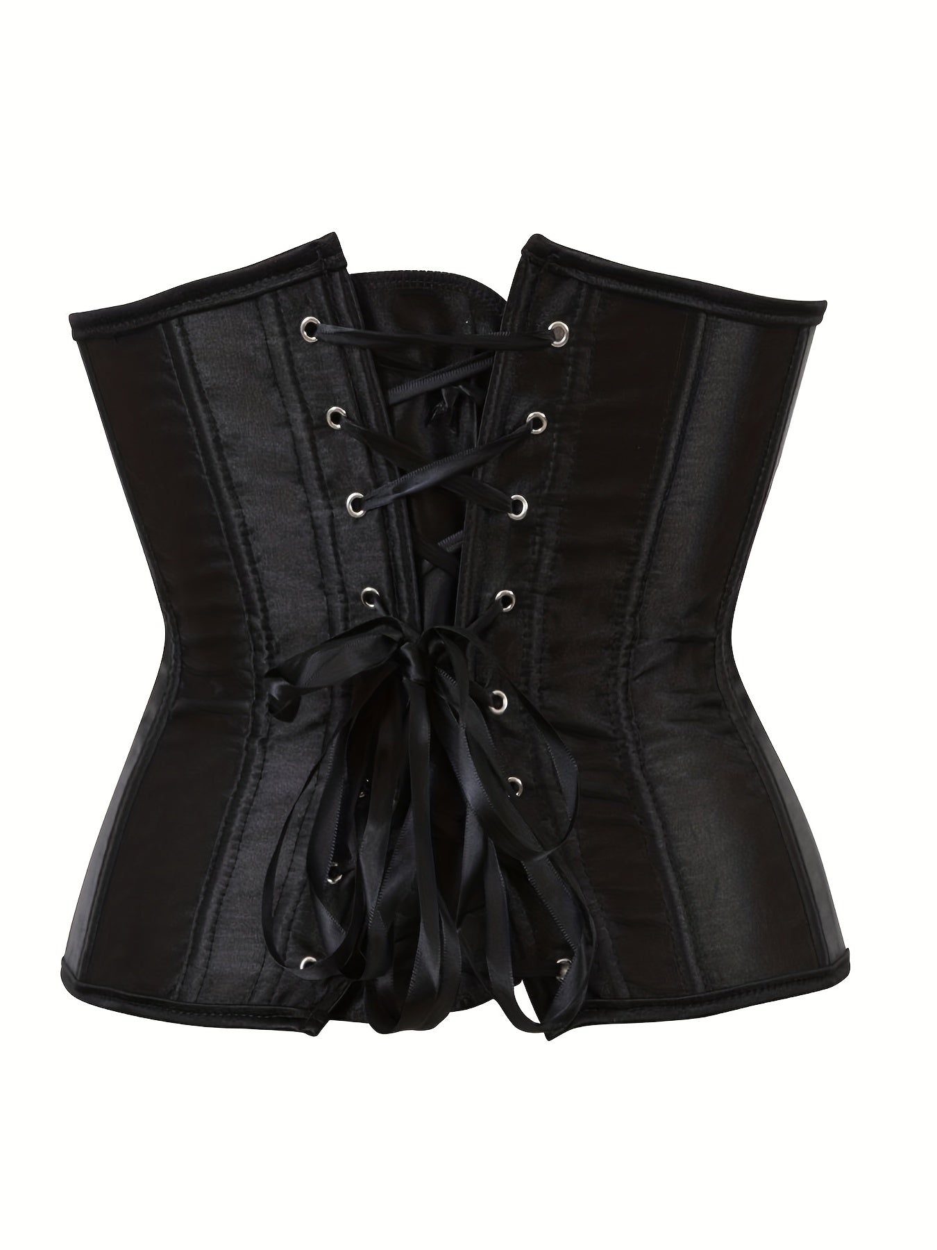 Women's Exquisite Lace-Up Corset Bustier - Slimming Waist Trainer, Body Shaper, Comfortable Shapewear, Adjustable Straps, Lingerie for Hourglass Figure, Postpartum Recovery, Back Support, and Everyday Wear
